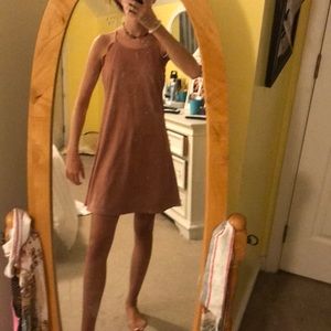 Cute suede dress